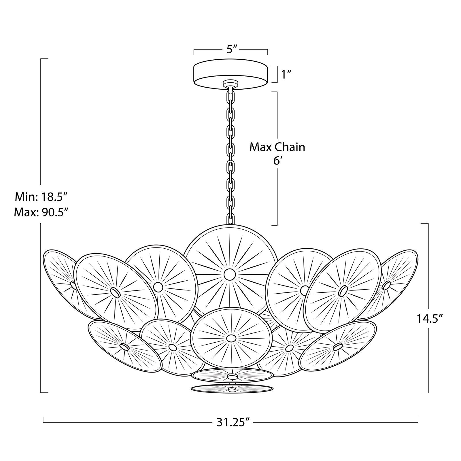 Open Box Holly Chandelier (Clear) | Regina Andrew Detroit